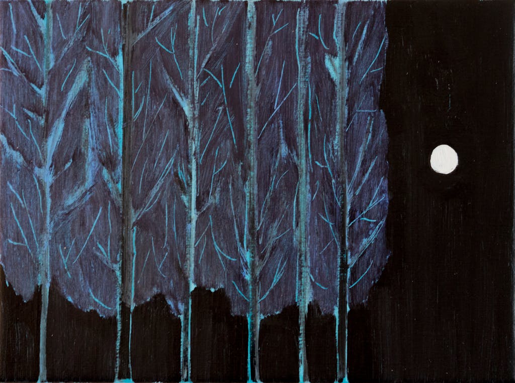 The moon and trees - © Paris Internationale