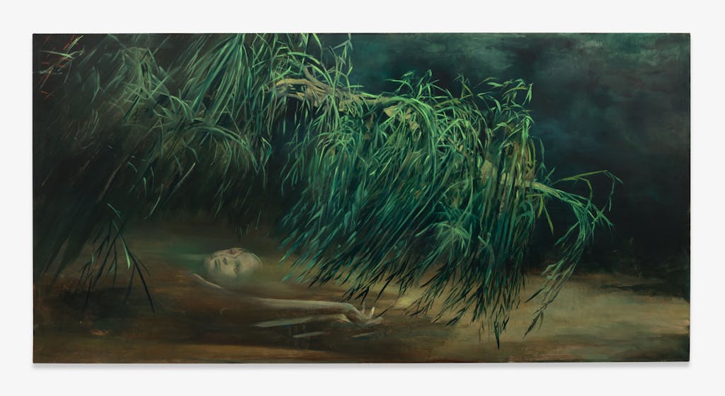 Phoebe Nesgos
Consumption III, 2022
Oil on canvas
36 x 72 inches, 91.4 x 182.9 cm - © Paris Internationale