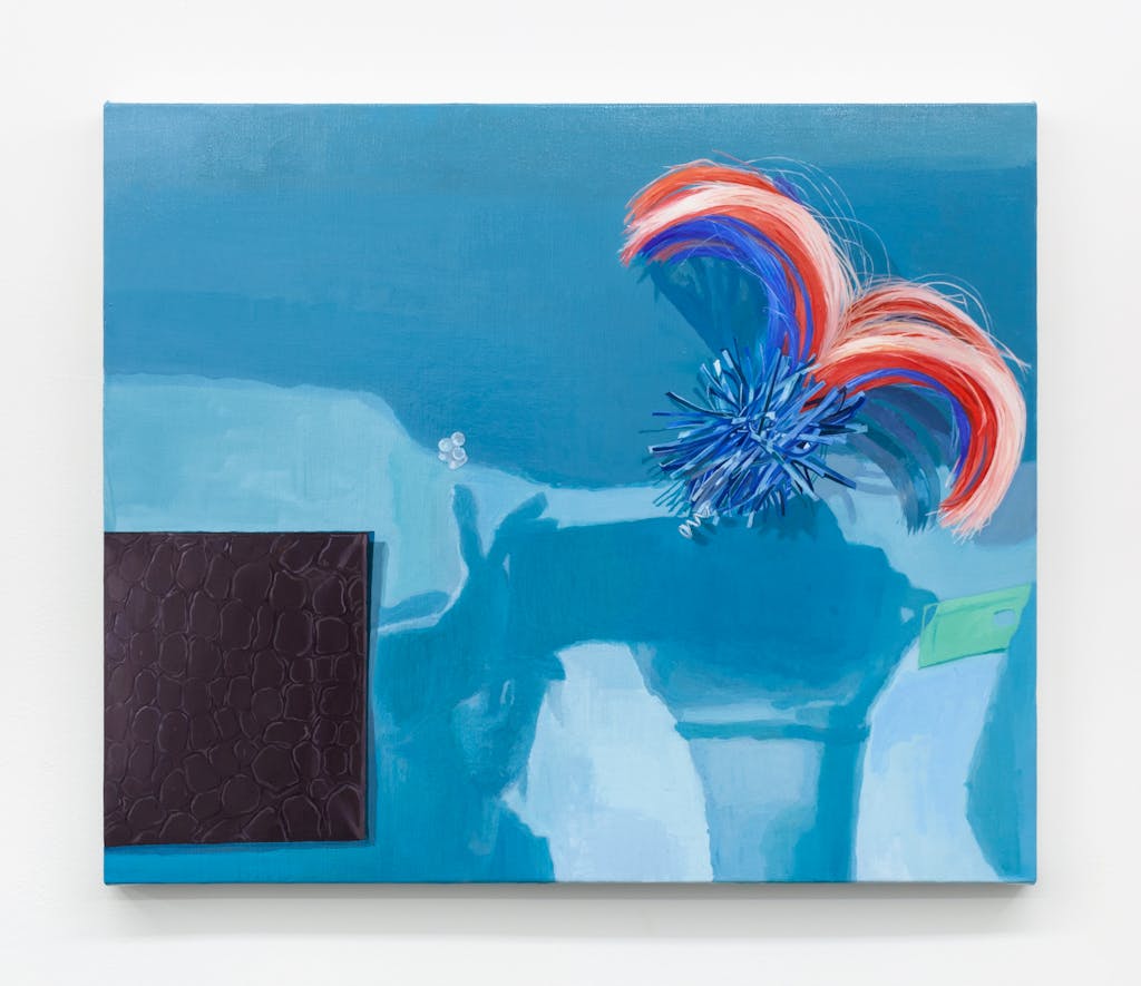 Kelsey Isaacs, blue&brown1, 2022, Theta Gallery at Paris Internationale - © Theta, Paris Internationale