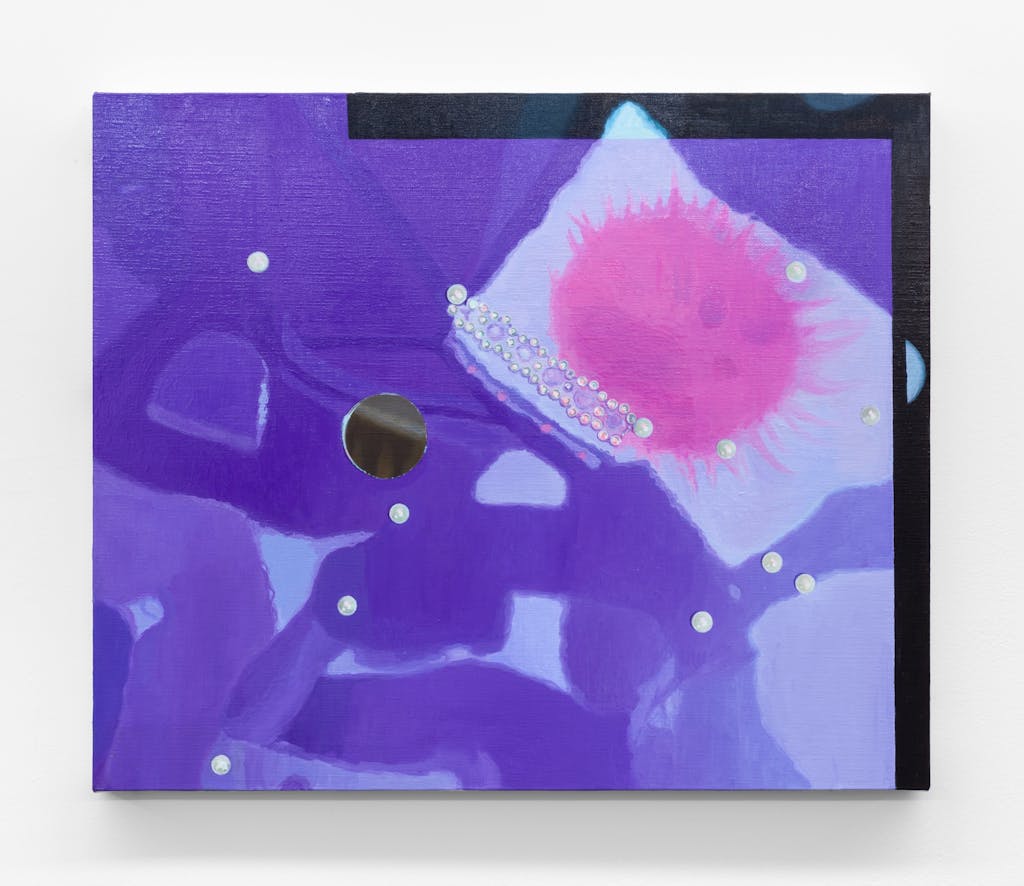 Kelsey Isaacs, purple&black1, 2022, Theta Gallery at Paris Internationale - © Theta, Paris Internationale