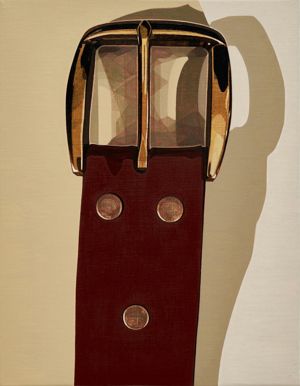 Dongho Kang, Belt, 2023, Acrylic on canvas, 34.8x27.3cm - © &copy;Dongho Kang, courtesy Whistle, Paris Internationale
